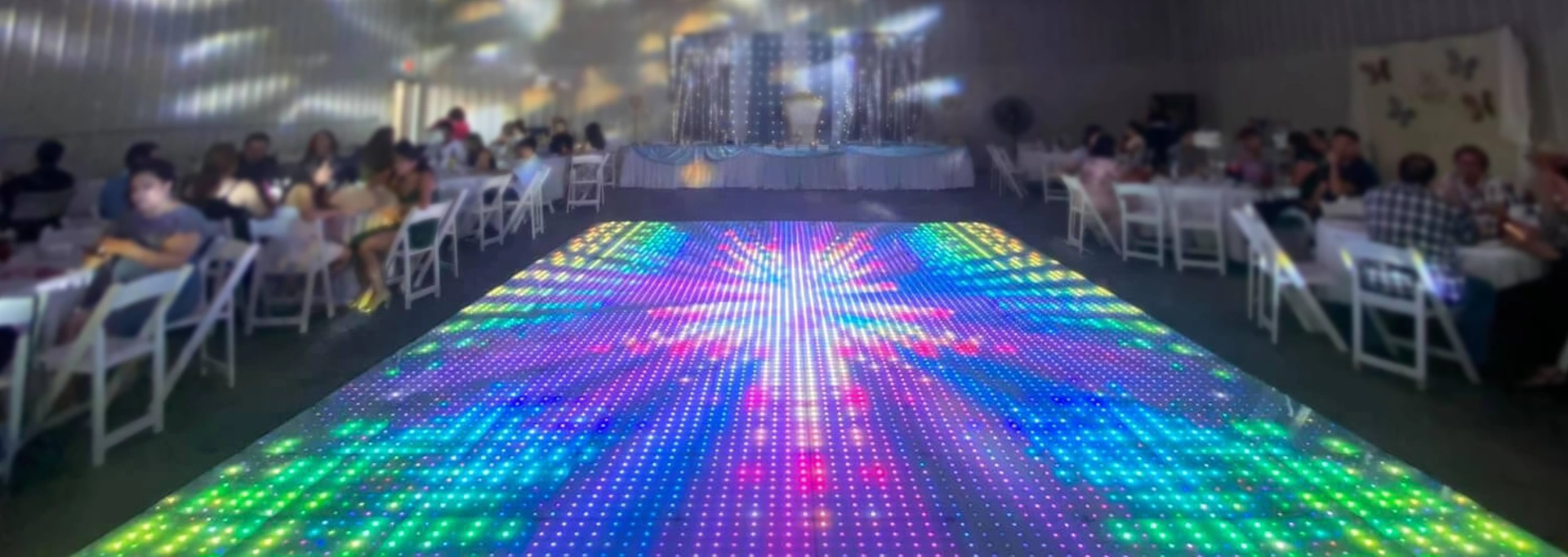 Pixel LED Dance Floor VA-MD64 for events and stage lighting
