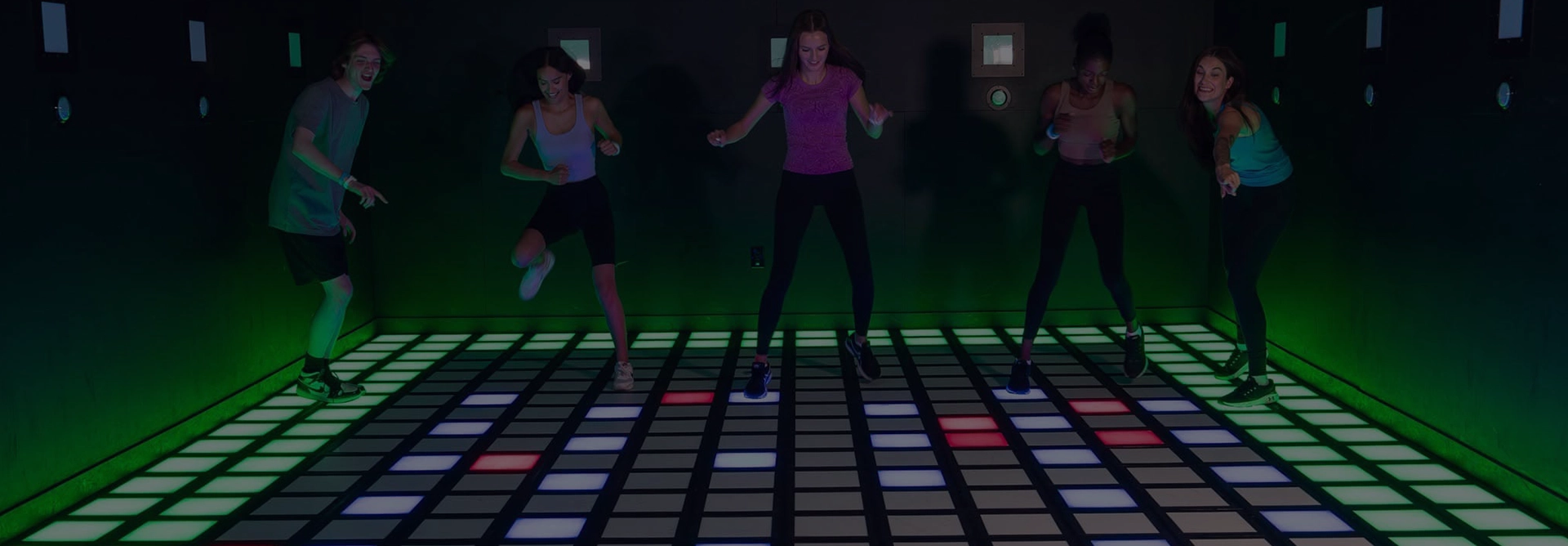 VICTOR Interactive Game Floor banner