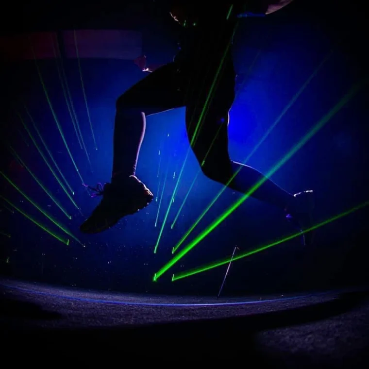 Interactive Laser Maze Game System