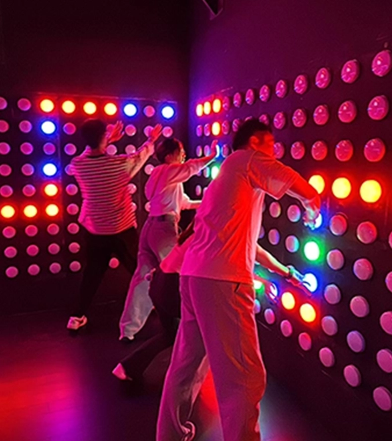 Explore Push Game | Interactive LED Reaction Game for Entertainment Centers