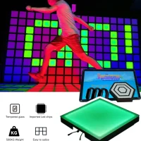 Vitcor's active LED game floor system featuring 90+ built-in team cooperation games, perfect for commercial indoor entertainment centers.