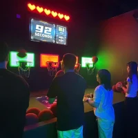 VA-LQ02 Interactive Hoops Game: High-tech LED basketball with infrared sensing. Factory price & free CAD design. Boost your ROI now!