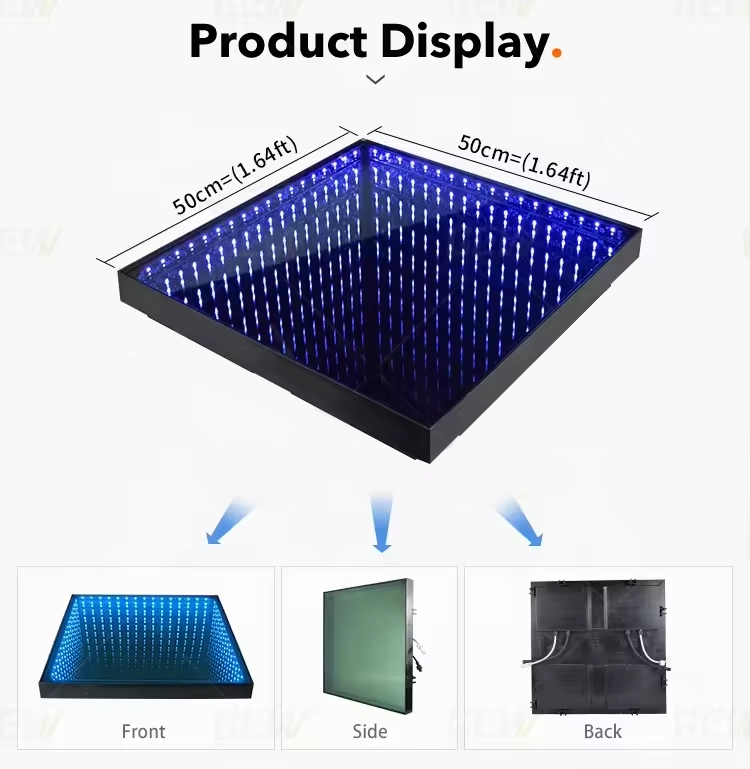 Color changing LED dance floor for stage decoration