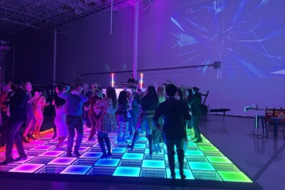 Battery 3D LED Dance Floor Halloween Effects