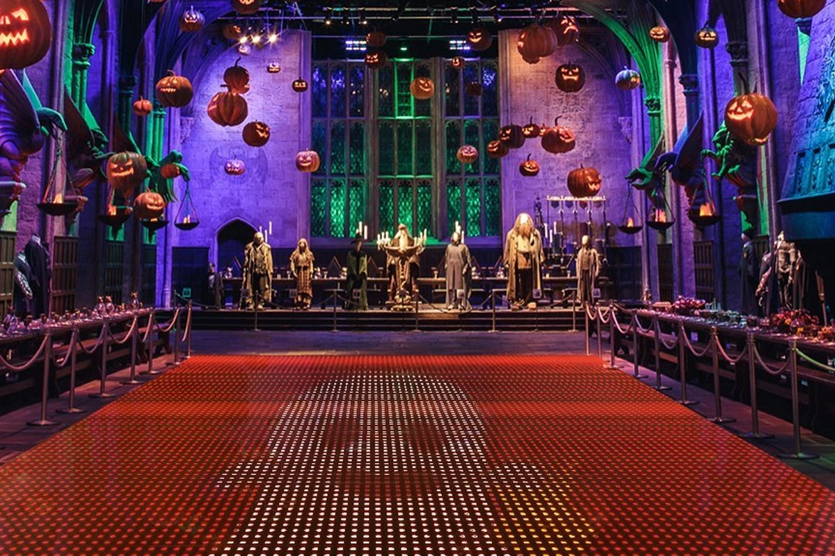 Disco Dance Floor Halloween Event Scene