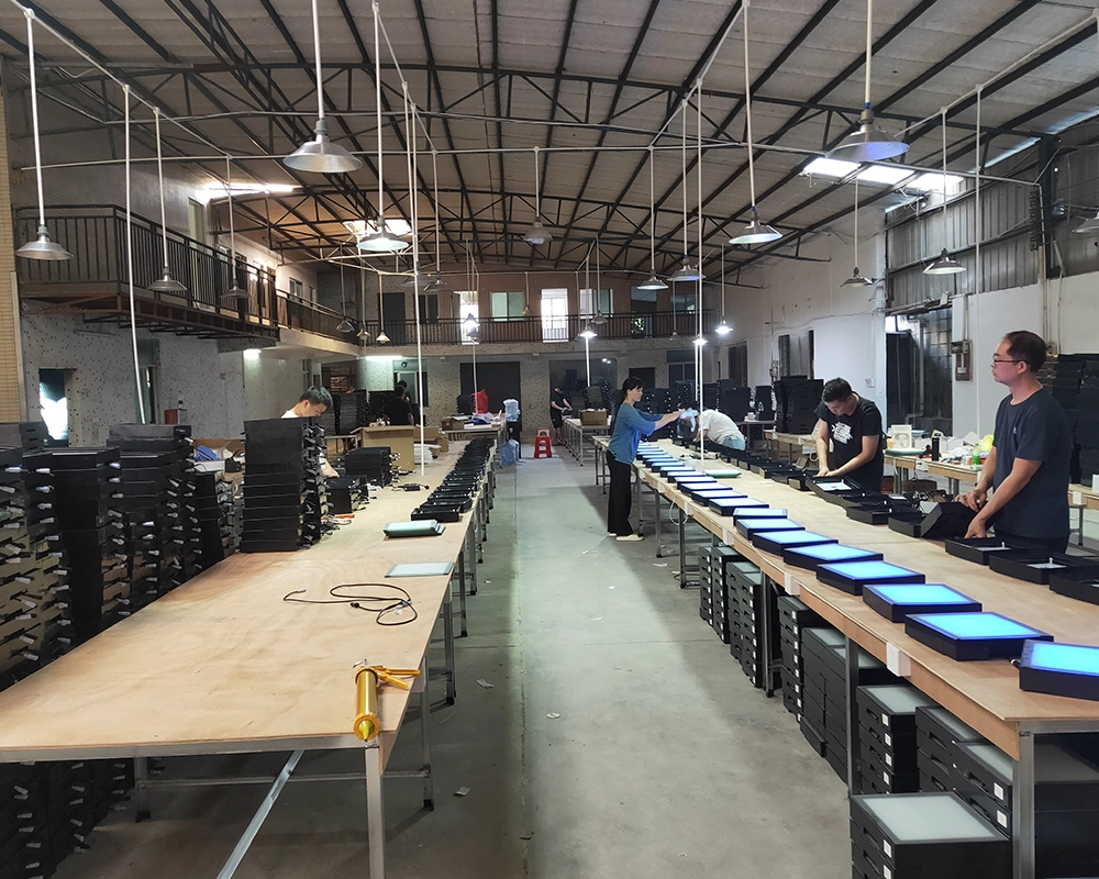 LED dance floor factory production line