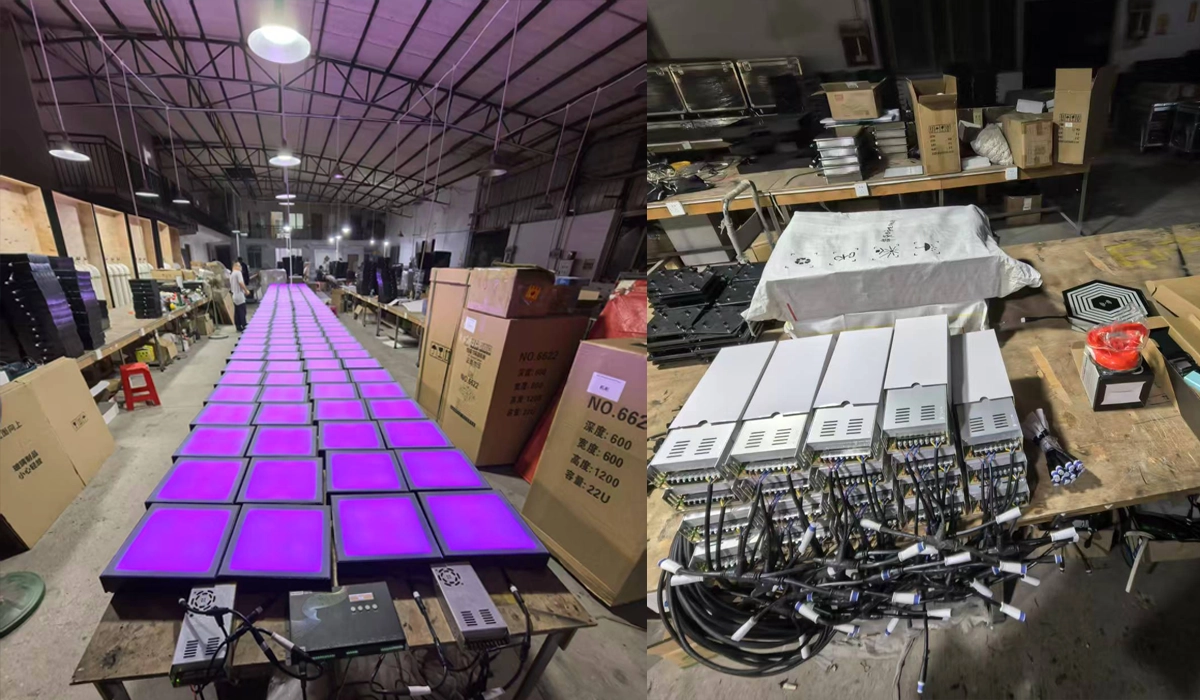 Children and families playing on Interactive GameFloor, experiencing immersive and fun interactive games