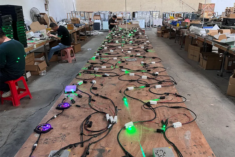 Quality testing and packaging