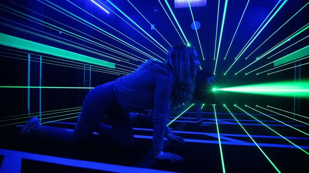 Mega Laser – Interactive Game Room Experience (2025) 4 Commercial venue with Mega Laser game setup, attracting players.