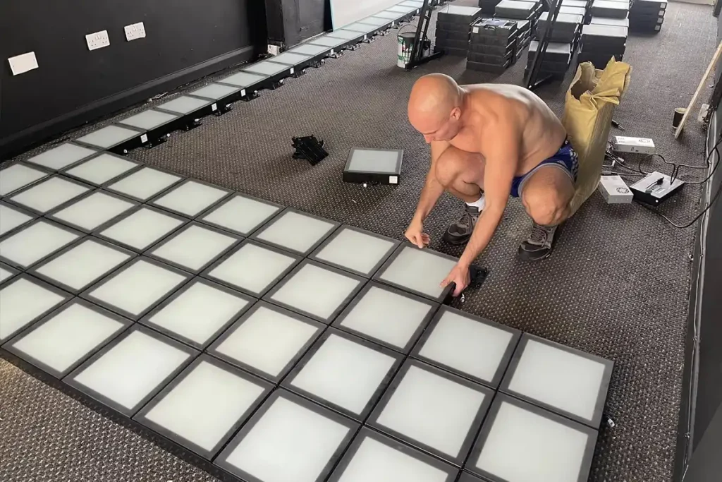 active game room equipment setup