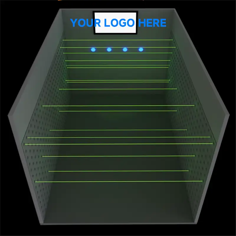 White-label interactive gaming room equipment allowing venues to build their own brand with zero franchise fees