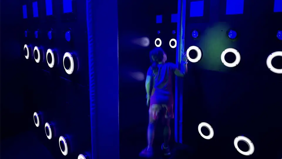 Pipes interactive game system for FEC center, inspired by Activate and Pixel Games