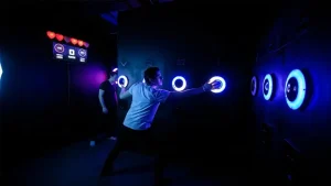 pipes interactive game compared to activate game room experience