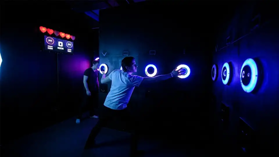 pipes interactive game compared to activate game room experience