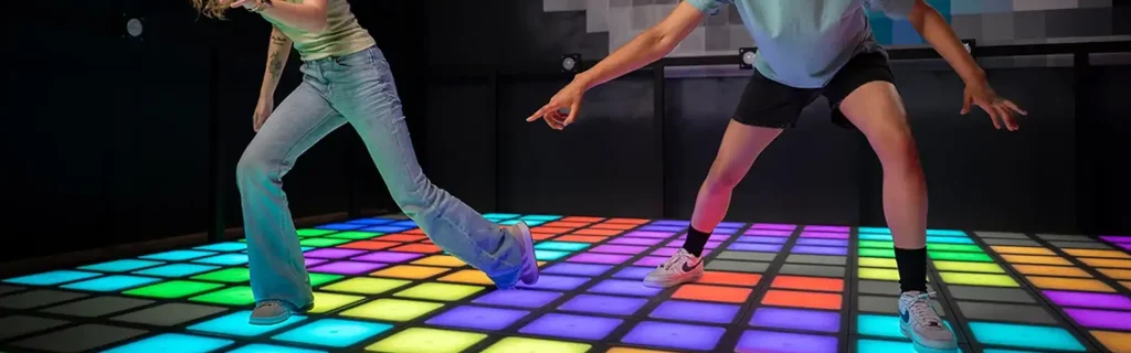 active gaming equipment supplier providing multiplayer interactive attractions for entertainment venues