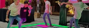 Interactive game floor cost for commercial FEC venue installation