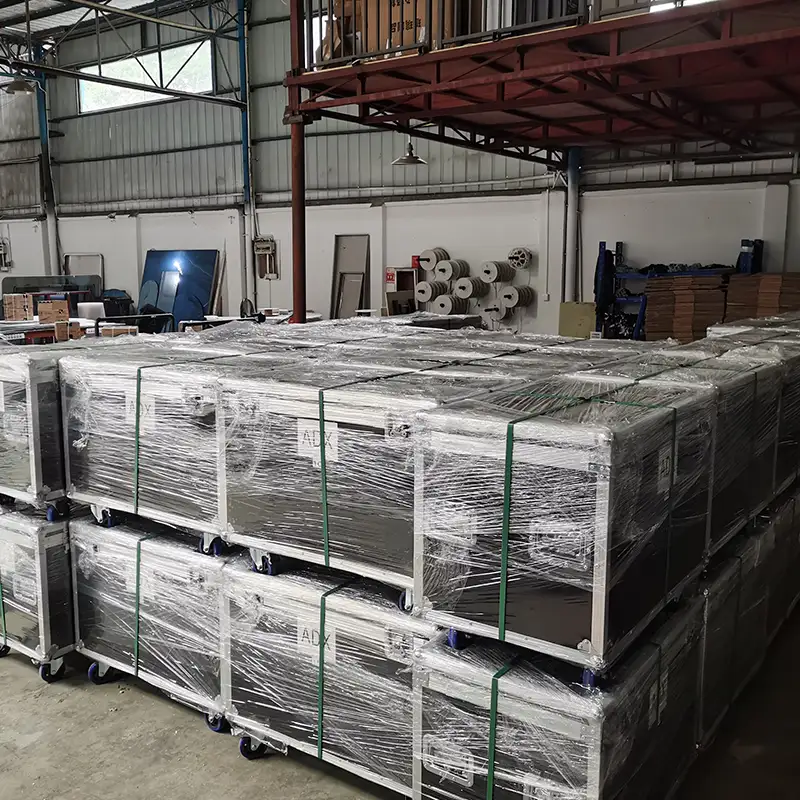 Victor factory warehouse with game floor inventory