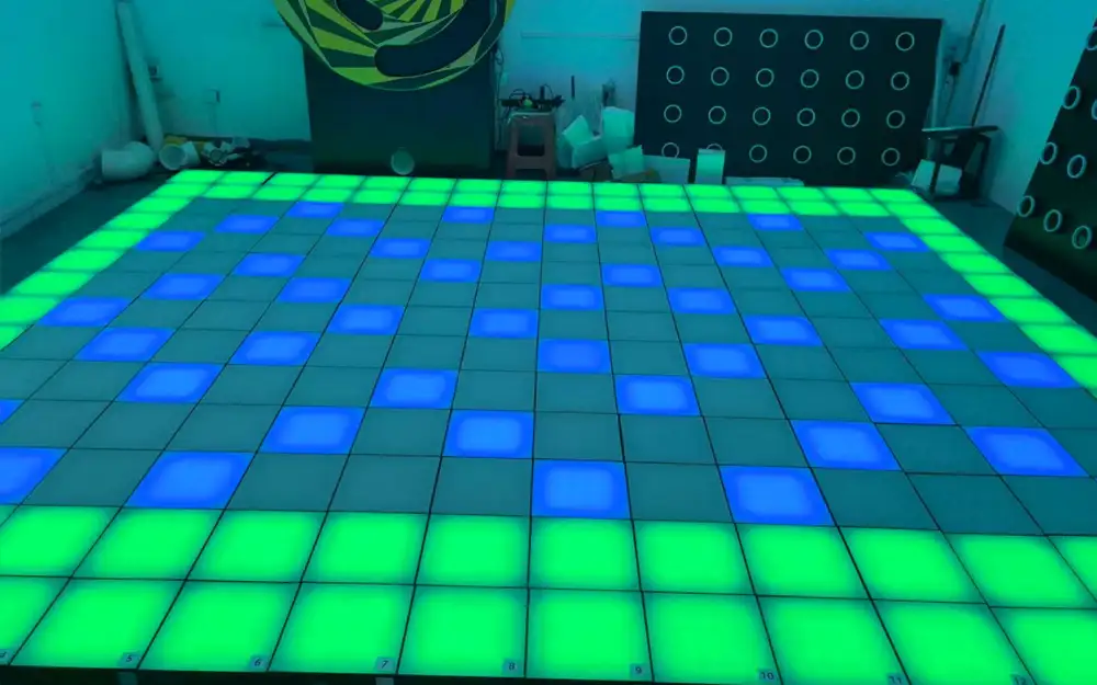Product testing area at exhibition