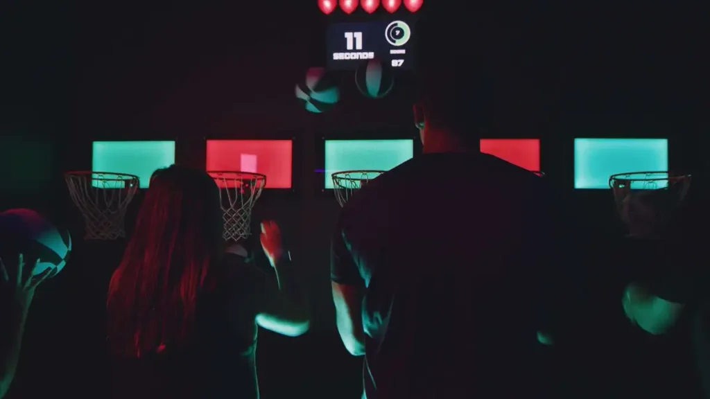 Interactive Gaming Room Games: Pixel Floor, Laser Maze & FEC Guide 7 interactive hoops game