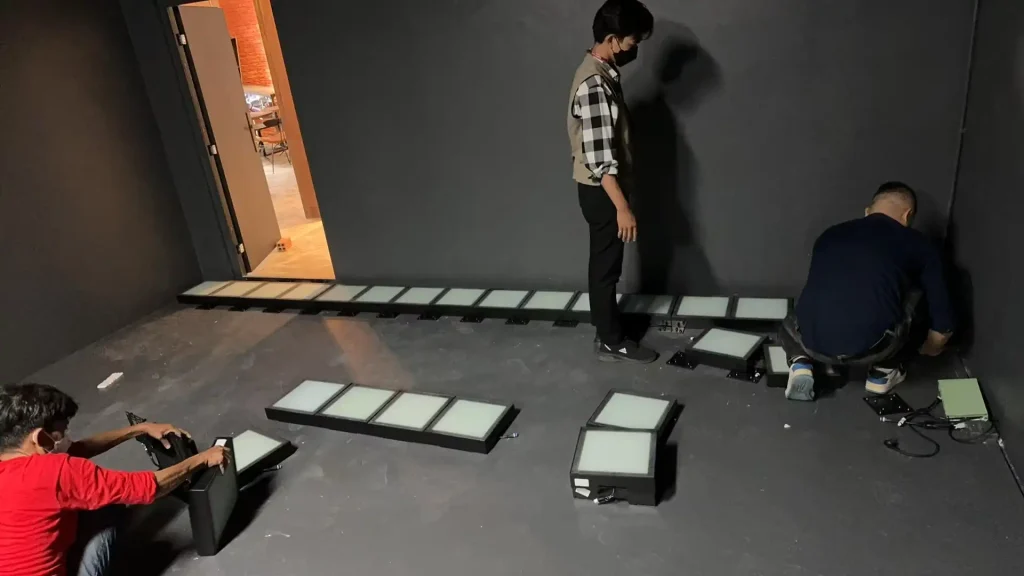 Interactive Game Room Installation: From Order to Opening Day 3 interactive game room installation site preparation