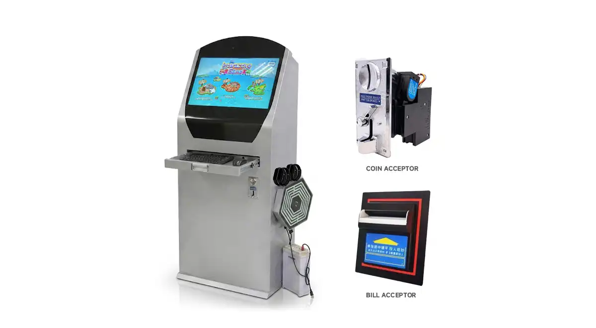 Operator control screen and wristband equipment