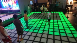 Blog 5 Interactive game floor for shopping malls shown in a brand activation setup used to drive foot traffic