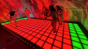 Blog 4 Concept design of an interactive LED game floor for family guest entertainment in a hotel lobby