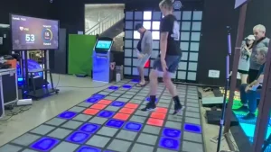 Buyer verifying an interactive games supplier during a live video factory audit